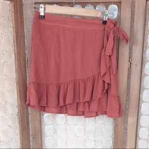 FLIRTY RUFFLE SKIRT 🍉